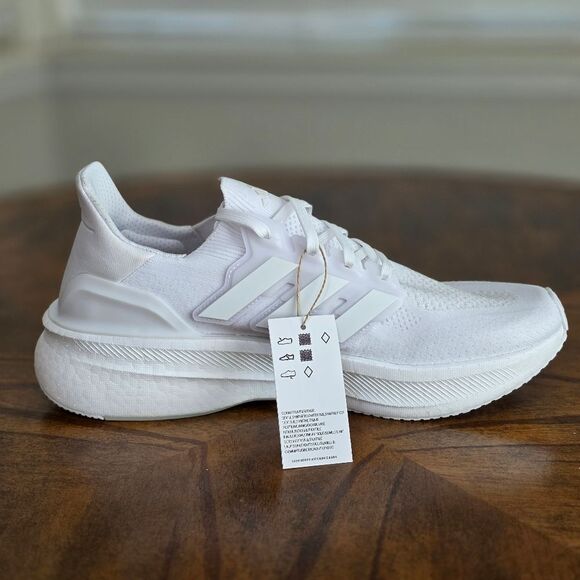 Adidas Ultraboost 5 Triple White Running Shoes Light Boost Women's 11.5 ID8848 - Picture 6 of 15